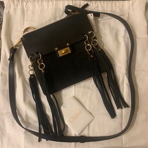 CHLOÉ Jane Crossbody Bag - Black